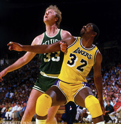 Playoffs NBA 2010 :: Larry Bird y Magic Johnson