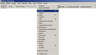 Improvisa :: Diseño Gráfico :: Utilizar las Acciones en Photoshop