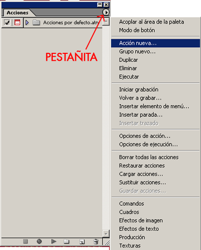 Improvisa :: Diseño Gráfico :: Utilizar las Acciones en Photoshop