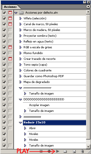 Improvisa :: Diseño Gráfico :: Utilizar las Acciones en Photoshop