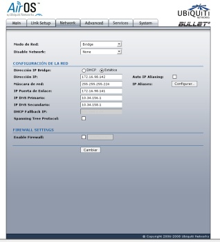 Improvisa :: Informática :: Experiencias con Bullet de Ubiquiti 