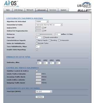 Improvisa :: Informática :: Experiencias con Bullet de Ubiquiti 