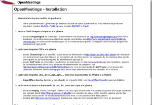 OpenMeetings 3.0.3 en Debian 7 - Improvisa